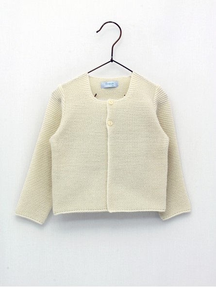Garter stitch jacket