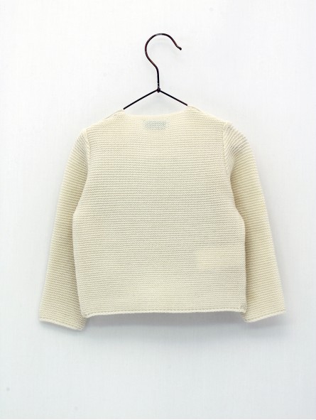 Garter stitch jacket