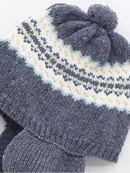 Gorro bufanda com greca