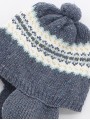Gorro bufanda com greca