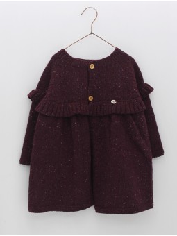 Knit coat for baby girl