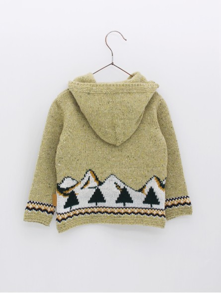 Camisola com capucha e greca