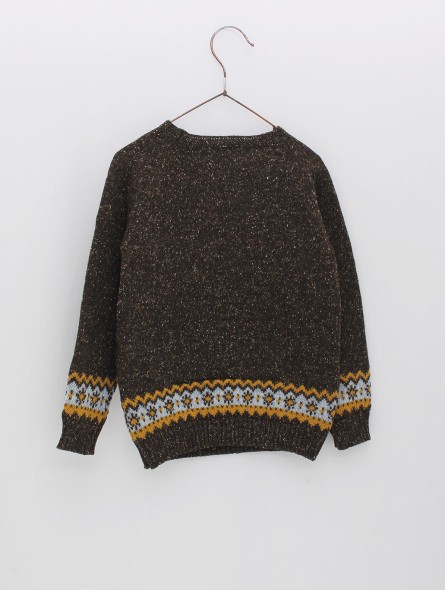 Camisola desenho tipi e greca