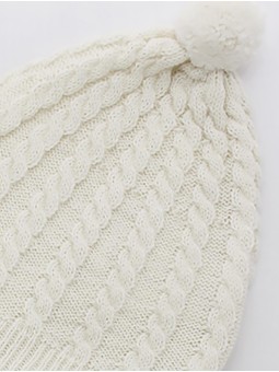 Gorro bufanda ochos e pompón