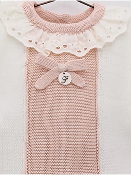 Conjunto menina de ponto bicolor