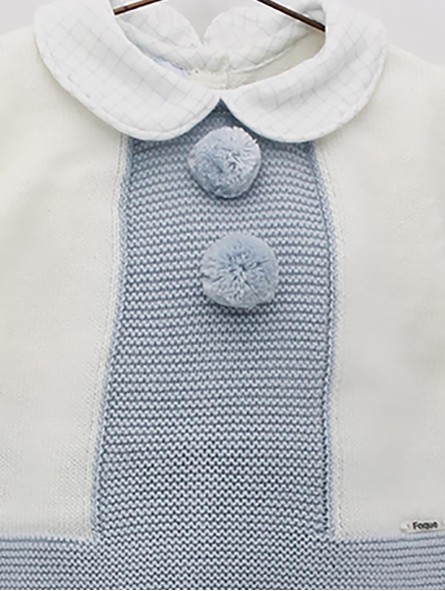 Conjunto niño de punto bicolor