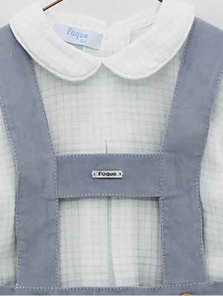 Camisa bambula e pantalón tirantes