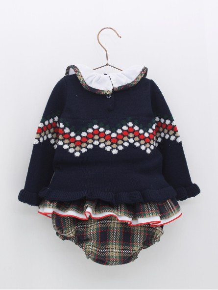 Conjunto menina Tartán
