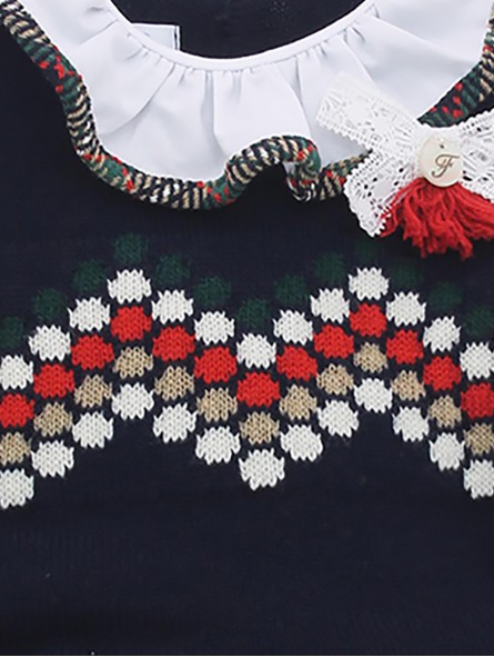 Conjunto menina Tartán
