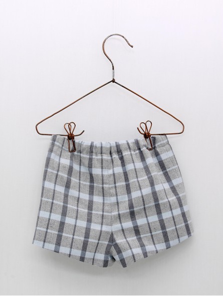 Pantalón corto cuadros