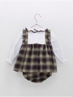 Tartan bloomer set