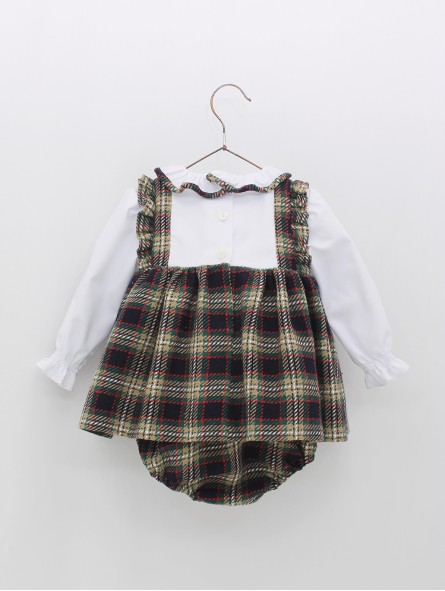 Tartan bloomer set