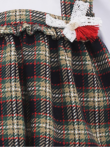 Tartan bloomer set