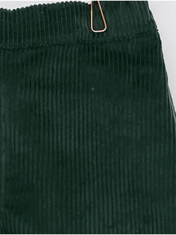 Pantalón corto de pana