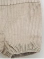 Pantalón com borrachas de pana