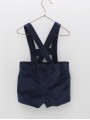 Pantalón curto com tirantes terciopelo