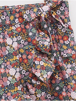 Saia estampado floral