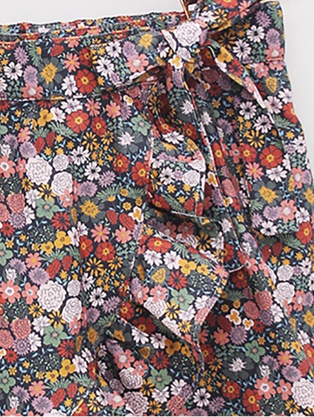 Saia estampado floral
