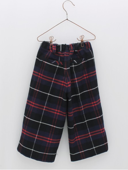 Culote estampado tartán