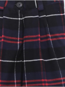 Culote estampado tartán
