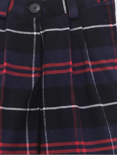 Culote estampado tartán