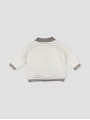 Double links stitch duffle coat