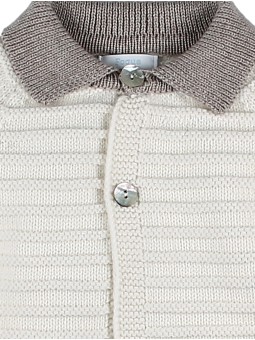 Double links stitch duffle coat
