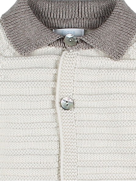 Double links stitch duffle coat