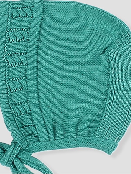 Menta knitted bonnet