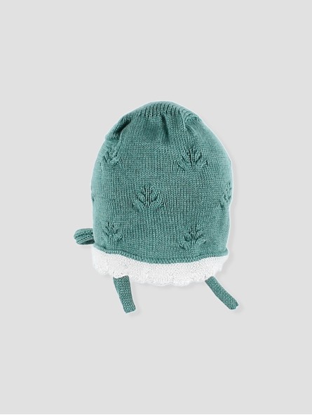 Glaciar knitted bonnet