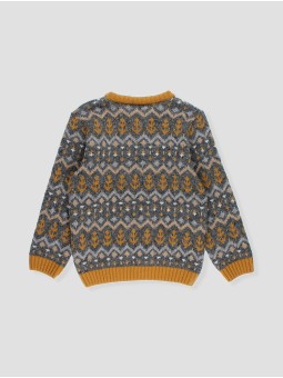 Greek key sweater