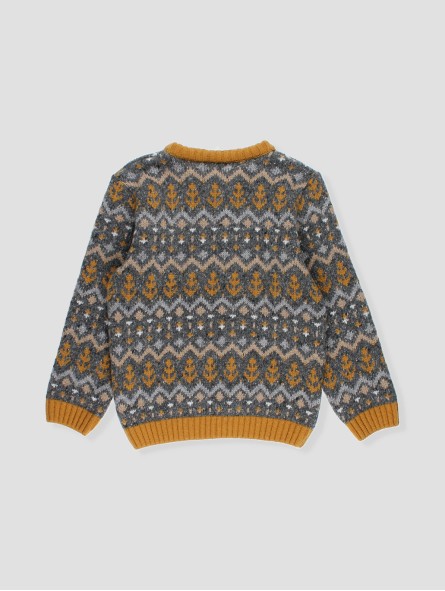 Greek key sweater