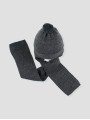 Gorro bufanda com pompón