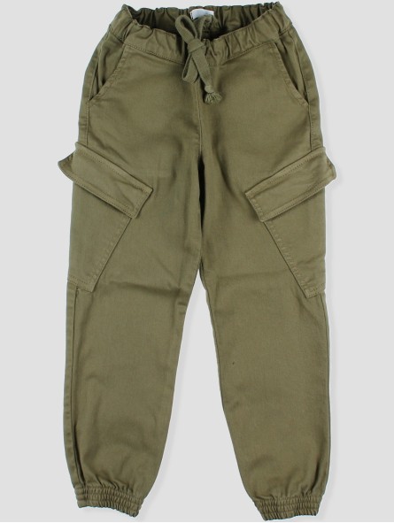 Calça longa jogger cargo
