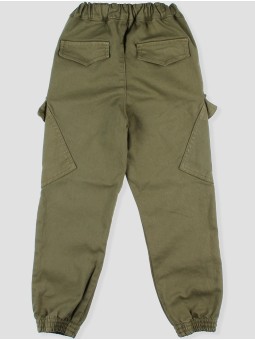 Calça longa jogger cargo