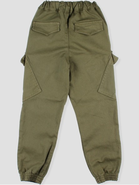 Calça longa jogger cargo