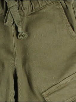Calça longa jogger cargo