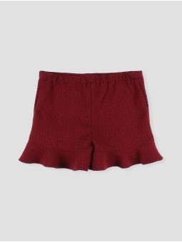 Calça curta Burgundy