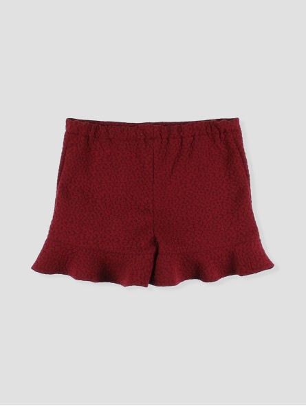 Calça curta Burgundy