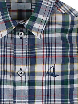 Camisa cuadro multicolor