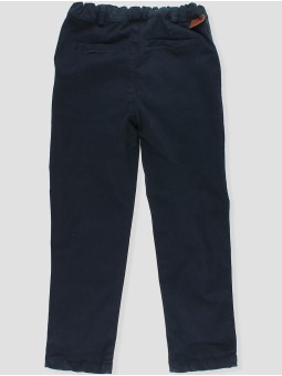 Long basic canvas trousers