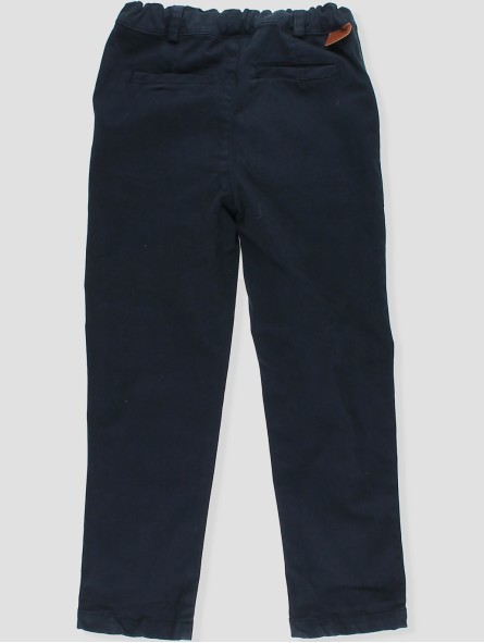 Long basic canvas trousers