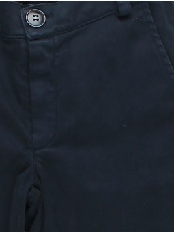 Long basic canvas trousers