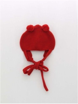 Gorro com pompones