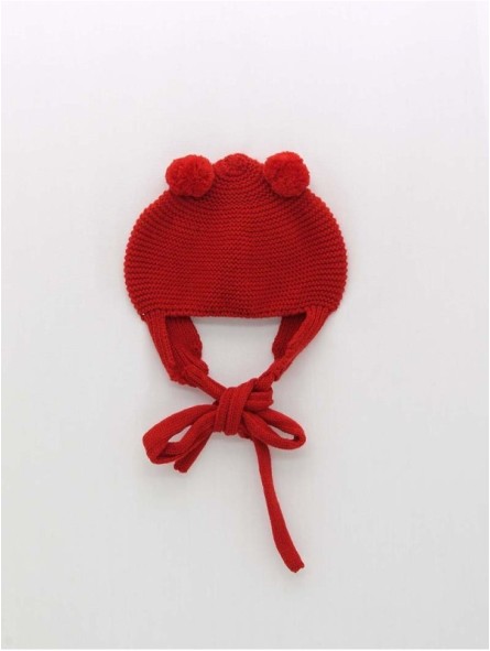 Gorro com pompones
