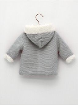 Baby duffle coat with hood