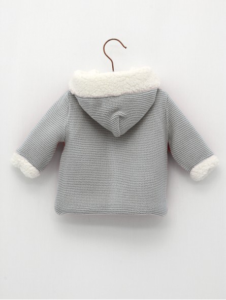 Baby duffle coat with hood