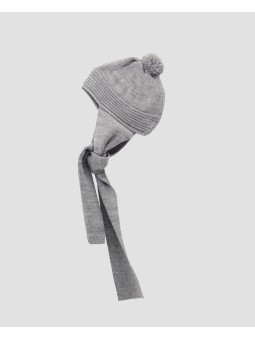 Pompom hat and scarf