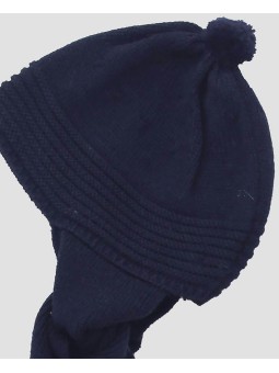 Gorro bufanda com pompón