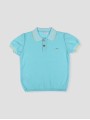 Saint Tropez Knitted polo-shirt
